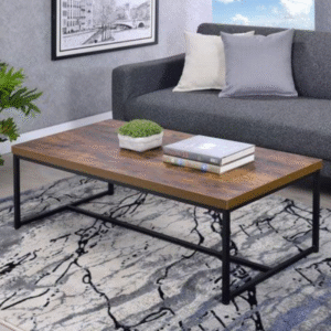 Rustic Industrial Rectangular Coffee Table