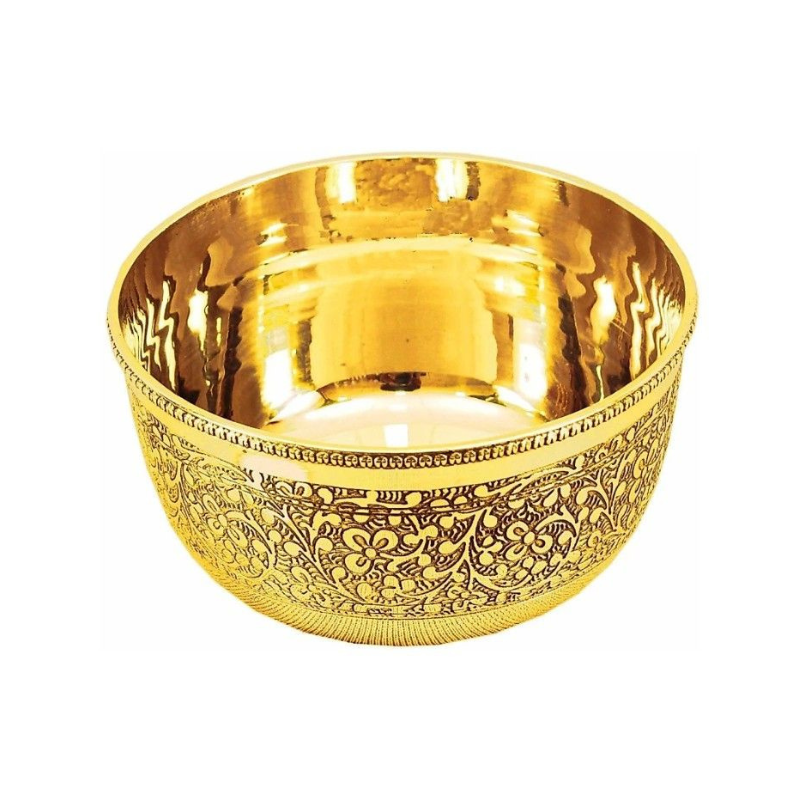 Pure Brass Designed Luxury Bowl/Kattori