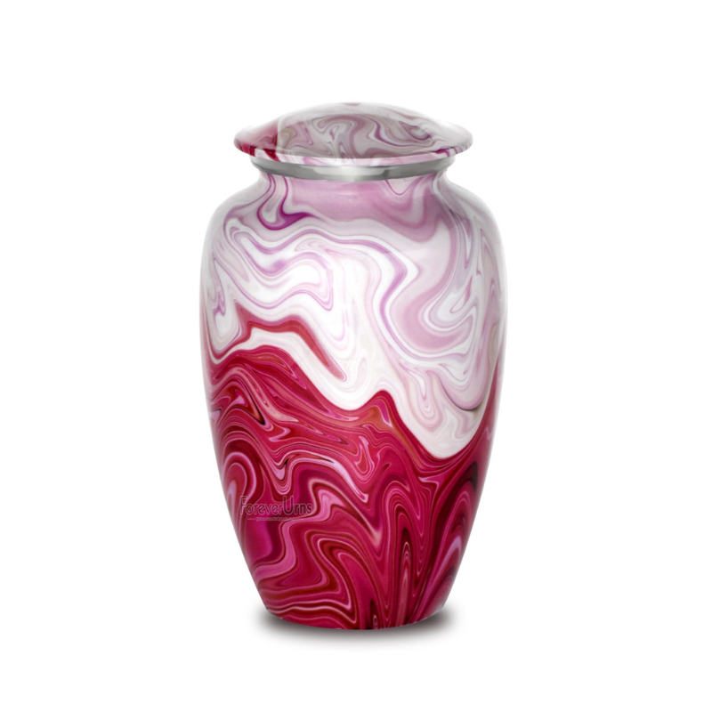 Rose Swirl Cremation Urn - Image 2